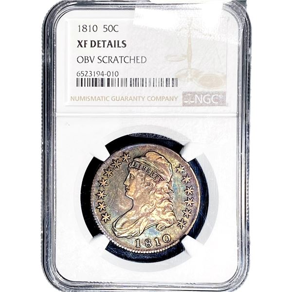 1810 Capped Bust Half Dollar NGC XFDetails