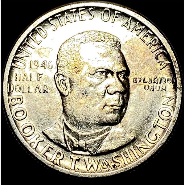 1946 Silver Half Dollar Booker T. Washington UNCIRCULATED