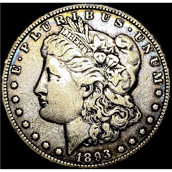 1893-O Silver Morgan Dollar LIGHTLY CIRCULATED