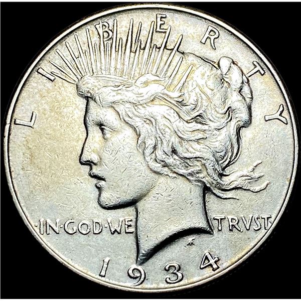1934 Silver Peace Dollar CLOSELY UNCIRCULATED