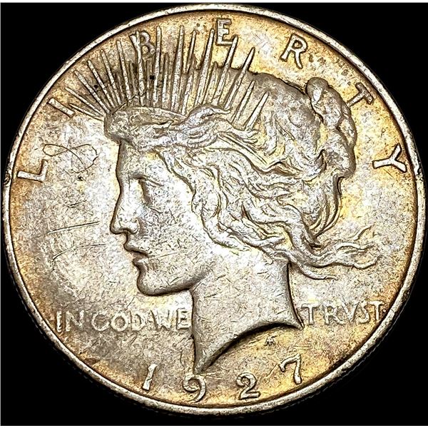 1927-D Silver Peace Dollar NEARLY UNCIRCULATED
