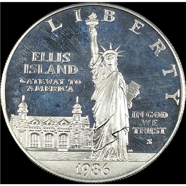 1986-S Silver Dollar Statue of Liberty Commemorative CHOICE PROOF