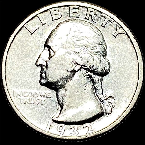1932 Silver Washington Quarter NEARLY UNCIRCULATED