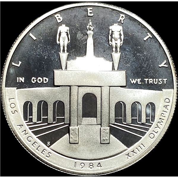 1984-S Silver Dollar Los Angeles Olympics CHOICE PROOF