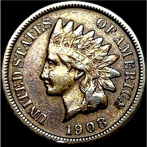 1908-S Indian Head Cent LIGHTLY CIRCULATED