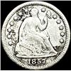 Image 1 : 1857-O Silver Seated Liberty Half Dime NICELY CIRCULATED