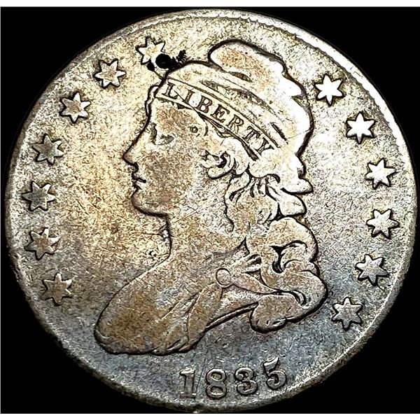 1835 Silver Capped Bust Half Dollar NICELY CIRCULATED