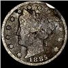 Image 1 : 1885 Liberty Head Nickel NICELY CIRCULATED
