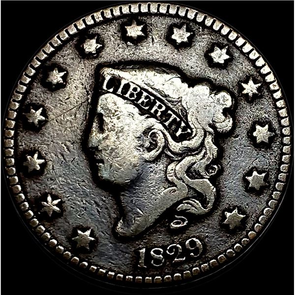 1829 Coronet Head Large Cent NICELY CIRCULATED