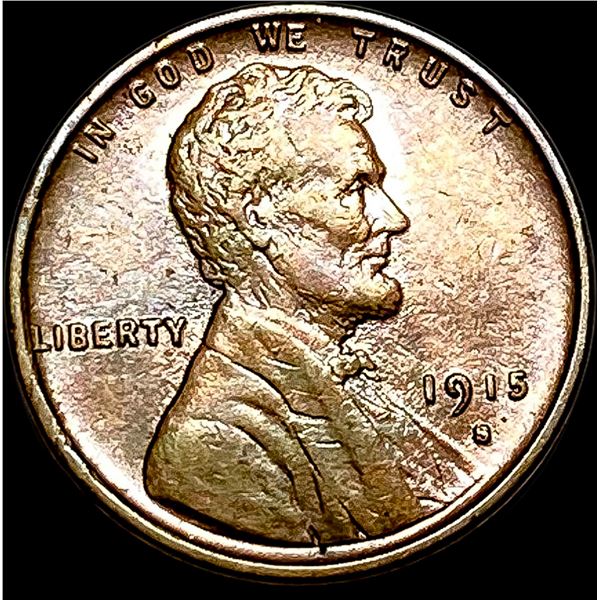 1915-S Lincoln Wheat Cent CLOSELY UNCIRCULATED