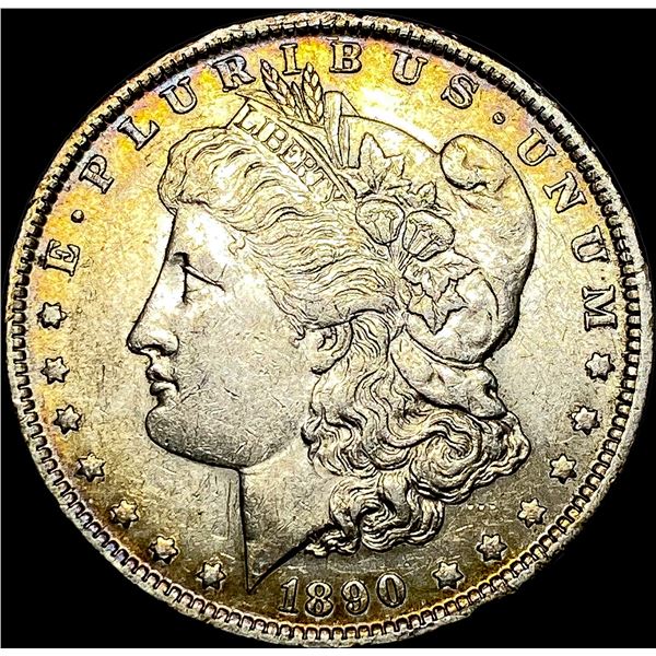 1890-O Silver Morgan Dollar NEARLY UNCIRCULATED