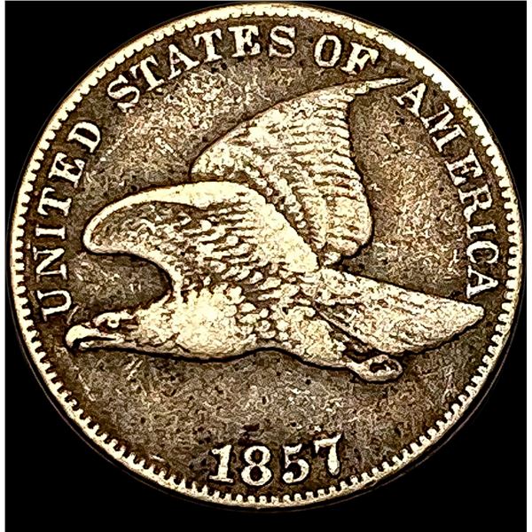 1857 Flying Eagle Cent NICELY CIRCULATED