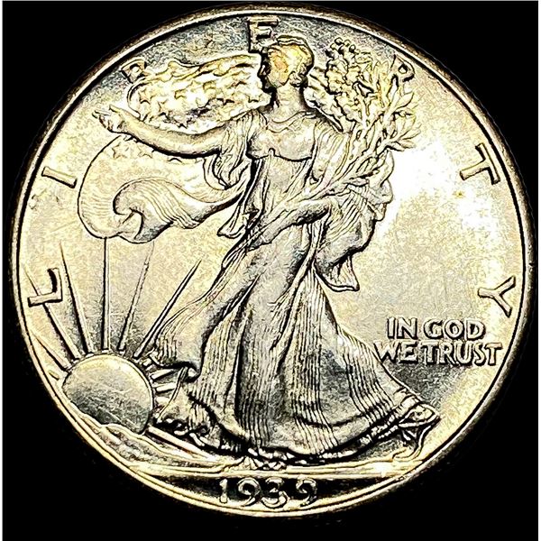 1939 Silver Half Dollar (Walking Liberty) LIGHTLY CIRCULATED