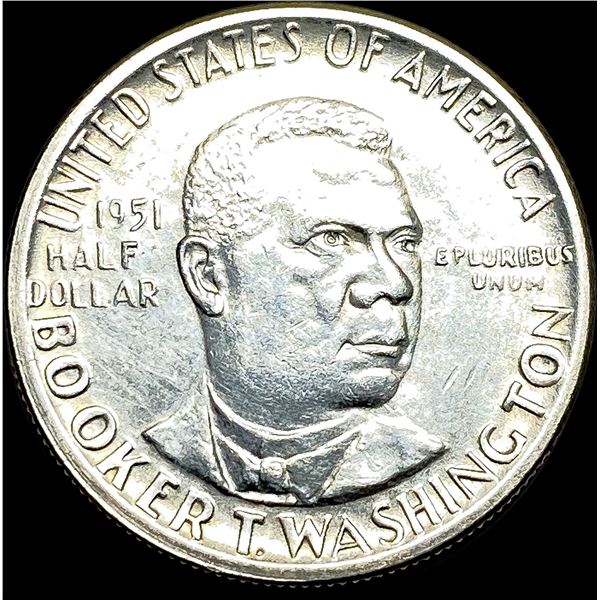 1951 Silver Half Dollar Booker T. Washington CHOICE PROOF