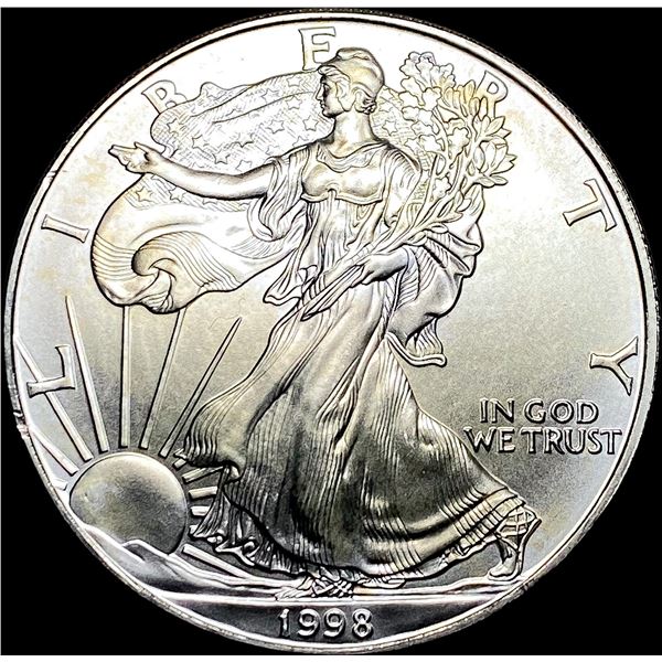 1998 1 oz Silver American Eagle $1 SUPERB GEM BU