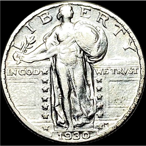 1930 Standing Liberty Silver Quarter NEARLY UNCIRCULATED