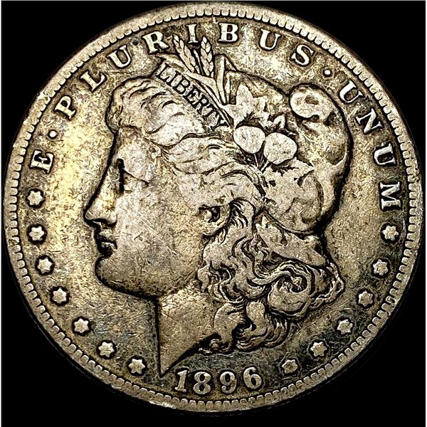 1896-S Silver Morgan Dollar LIGHTLY CIRCULATED