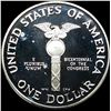 Image 2 : 1989-S Silver Dollar Bicentennial of Congress CHOICE PROOF