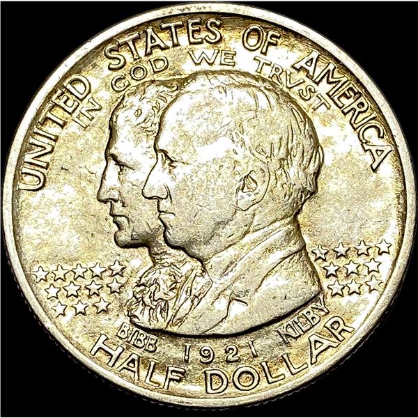1921 Silver Half Dollar Alabama Centennial CLOSELY UNCIRCULATED