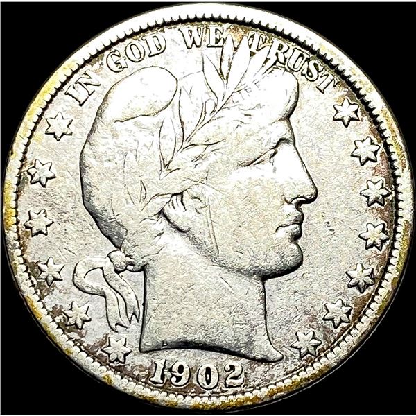 1902 Barber Half Dollar NICELY CIRCULATED