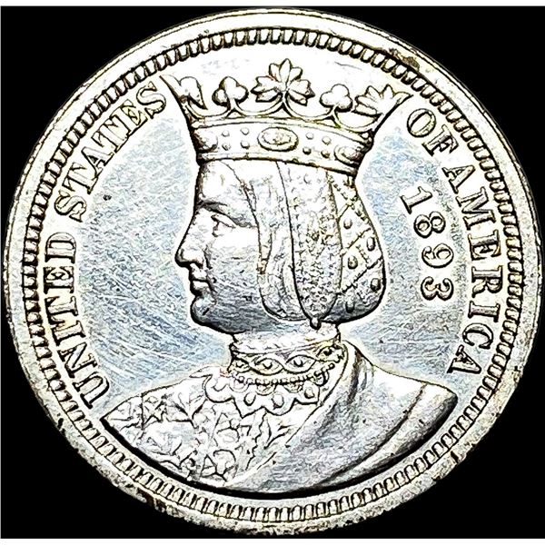 1893 Columbian Exposition Half Dollar CLOSELY UNCIRCULATED