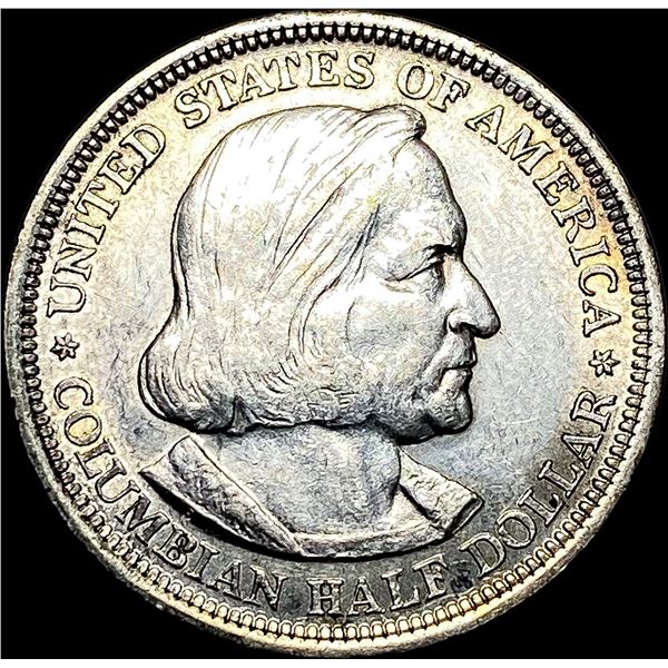 1893 Silver Columbian Half Dollar CLOSELY UNCIRCULATED