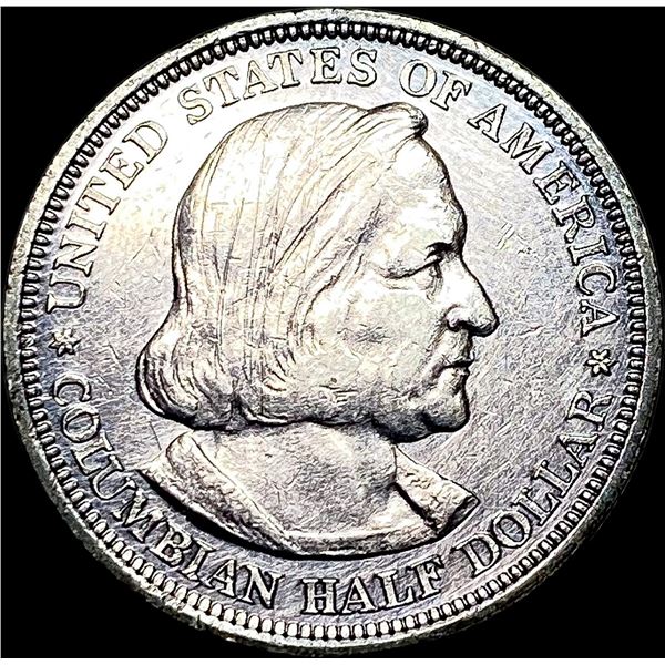 1892 Columbian Exposition Half Dollar LIGHTLY CIRCULATED