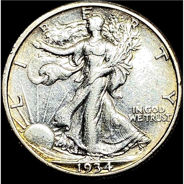 1934-S Silver Half Dollar CLOSELY UNCIRCULATED