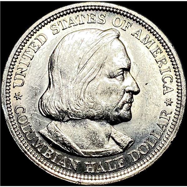 1893 Silver Columbian Half Dollar CLOSELY UNCIRCULATED