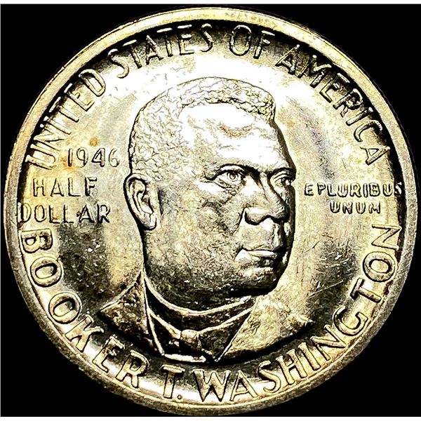 1946 Silver Half Dollar Booker T. Washington UNCIRCULATED