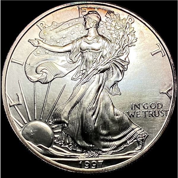 1997 1 oz Silver American Eagle $1 SUPERB GEM BU