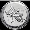 Image 2 : 2021 Silver 2 oz Canadian Maple Leaf $10 SUPERB GEM BU