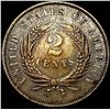 Image 2 : 1867 Two-Cent Piece NEARLY UNCIRCULATED