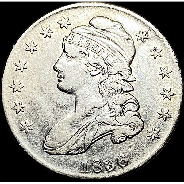 1836 Capped Bust Half Dollar NEARLY UNCIRCULATED