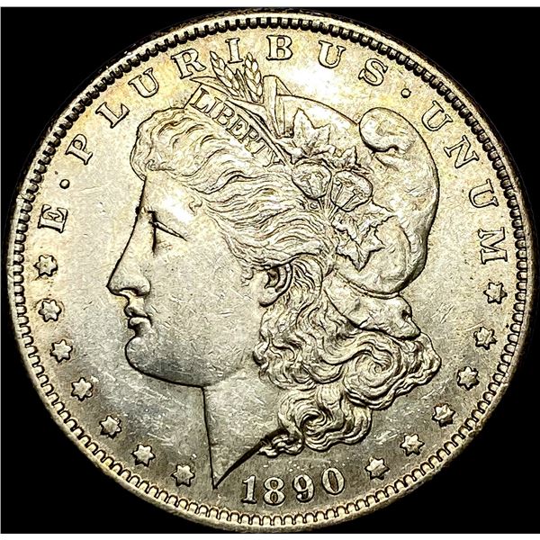 1890-S Silver Morgan Dollar CHOICE AU
