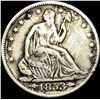 Image 1 : 1853 Arrows Seated Liberty Half Dollar LIGHTLY CIRCULATED