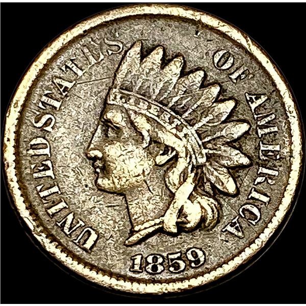 1859 Copper-Nickel Indian Head Cent LIGHTLY CIRCULATED