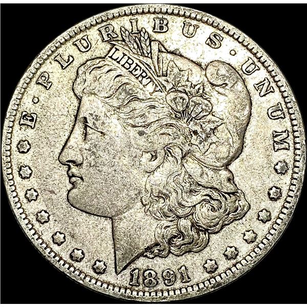 1891-O Silver Morgan Dollar LIGHTLY CIRCULATED