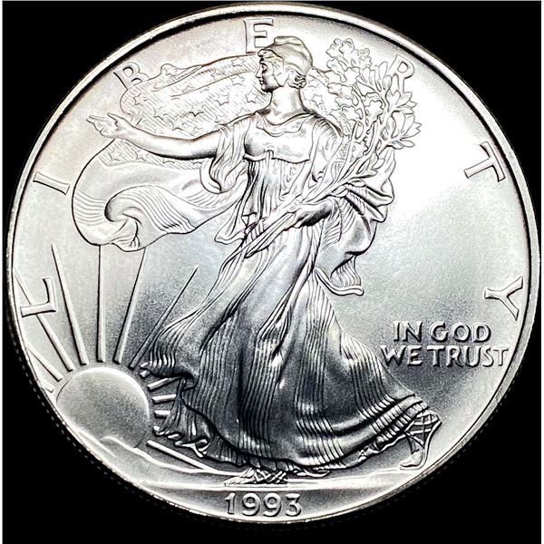 1993 Silver American Eagle $1 SUPERB GEM BU