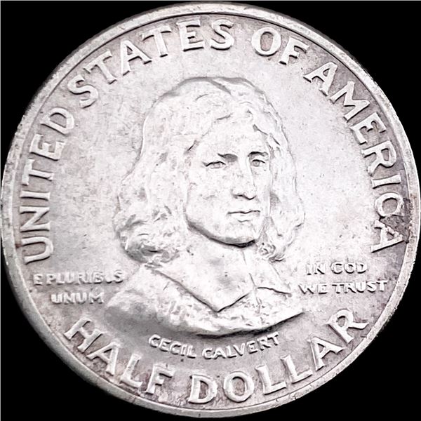 1934 Silver Maryland Tercentenary Half Dollar UNCIRCULATED