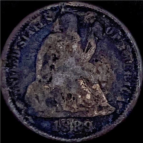 1889 Seated Liberty Dime NICELY CIRCULATED