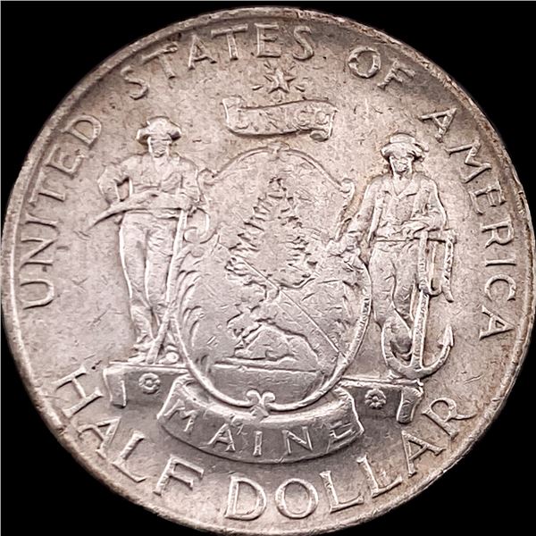 1920 Silver Half Dollar Maine Centennial CLOSELY UNCIRCULATED