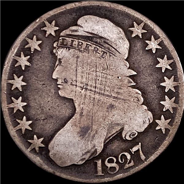 1827 Capped Bust Half Dollar NICELY CIRCULATED