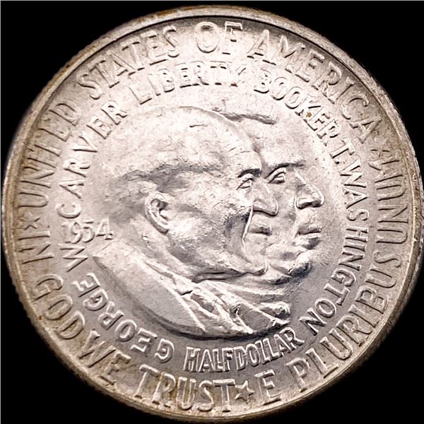 1954-S Silver Half Dollar Booker T. Washington/George Washington Carver CHOICE BU