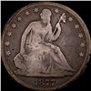 Image 1 : 1877 Seated Liberty Half Dollar NICELY CIRCULATED