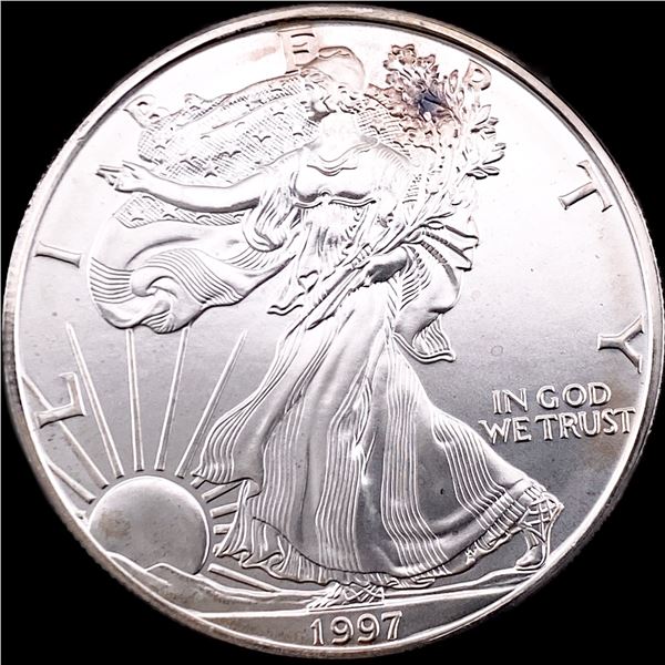 1997 1 oz Silver American Eagle $1 SUPERB GEM BU