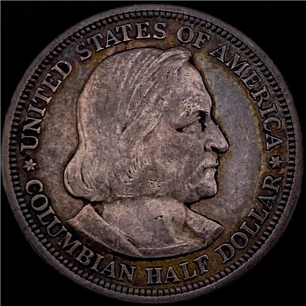 1892 Silver Columbian Half Dollar NEARLY UNCIRCULATED
