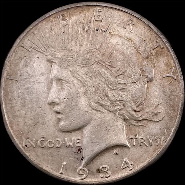 1934 Peace Silver Dollar CLOSELY UNCIRCULATED