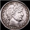 Image 1 : 1907-O Silver Barber Half Dollar CLOSELY UNCIRCULATED