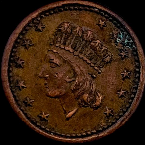 1864 Civil War Token - Union Forever NEARLY UNCIRCULATED